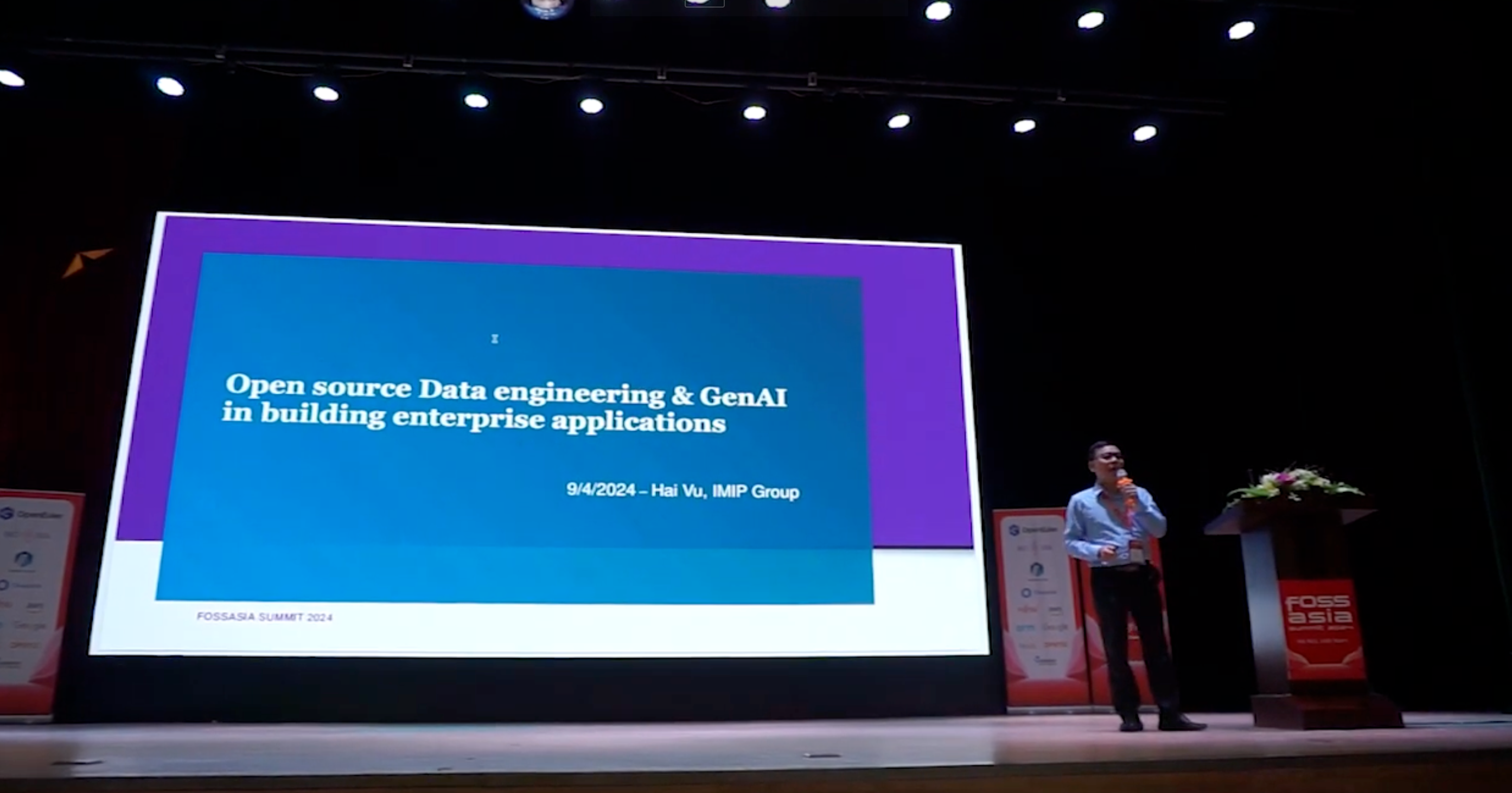 Open soure data engineering and GenAI in building : FOSSASIA Summit 2024 X PTIT