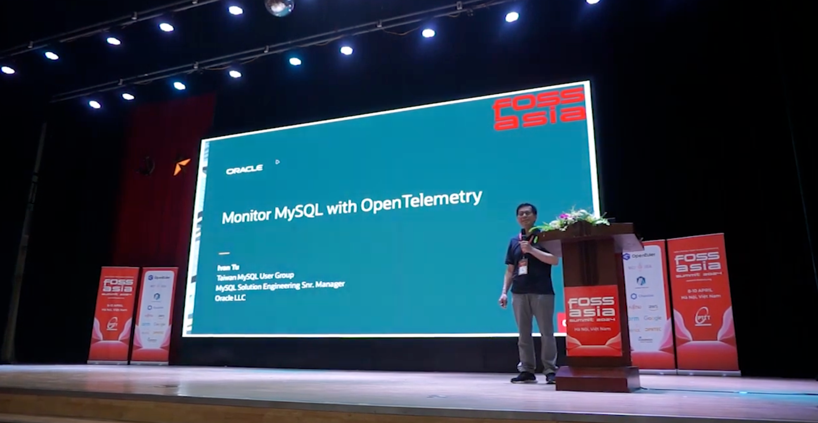 Monitor MySQL with Open Telemetry : FOSSASIA Summit 2024 X PTIT