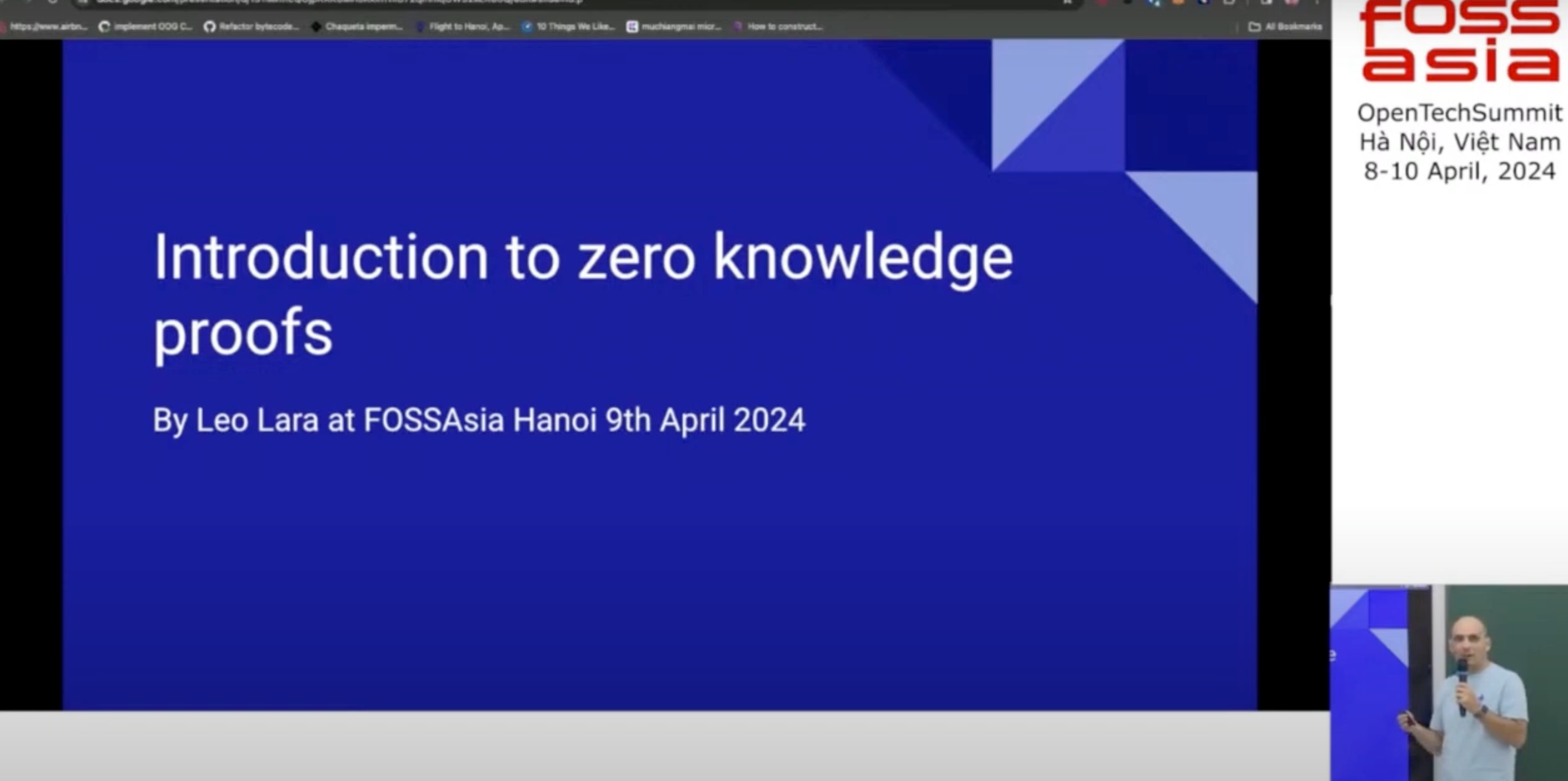 Introduction to zero knowledge proofs : FOSSASIA Summit 2024 X PTIT