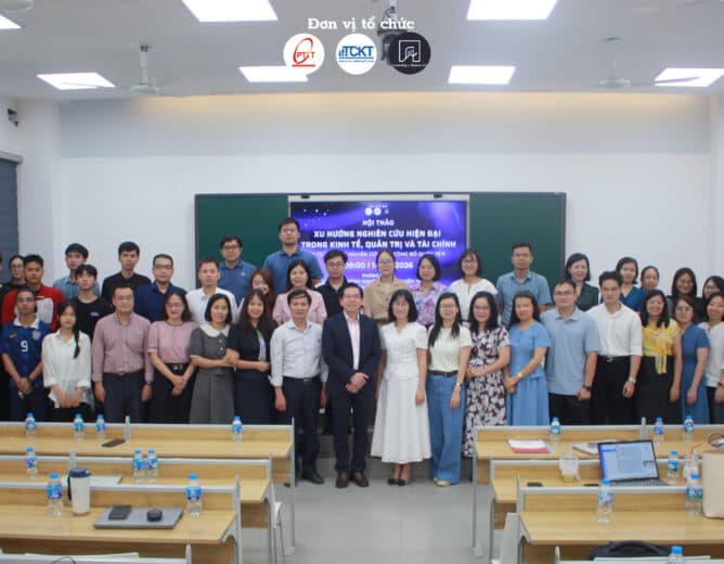 Học viện Công nghệ Bưu chính Viễn thông tổ chức Hội thảo “Xu hướng nghiên cứu hiện đại trong Kinh tế, Quản trị và Tài chính: Từ ý tưởng nghiên cứu đến công bố quốc tế”